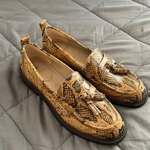 Sam Edelman snake print loafers